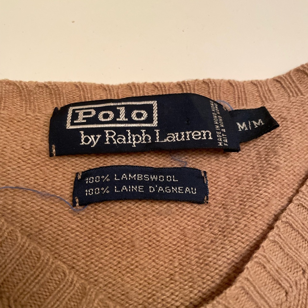Polo by Ralph Lauren, V-Neck Lambswool Sweater